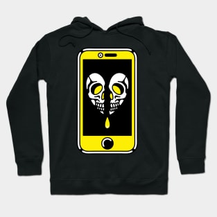 Skull heart phone Hoodie